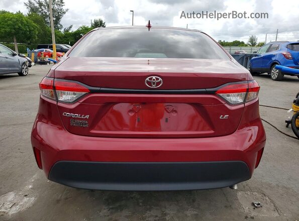 5YFB4MDE2SP288302 2025 TOYOTA COROLLA Burgundy Widok z tyłu