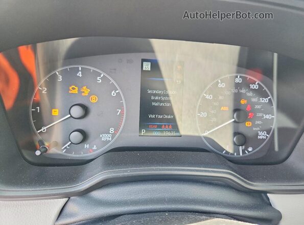 5YFB4MDE2SP325980 2025 TOYOTA COROLLA Black Вид щитка приладів