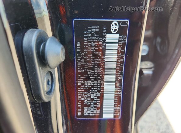 5YFB4MDE2SP325980 2025 TOYOTA COROLLA Black Вид підкапотного простору