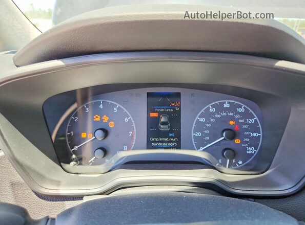 5YFB4MDE2SP356033 2025 TOYOTA COROLLA Black ხელსაწყოთა პანელის ხედი