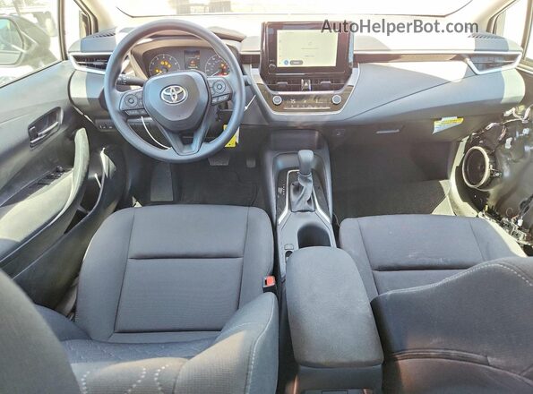 5YFB4MDE2SP356033 2025 TOYOTA COROLLA Black წინა პანელის ხედი