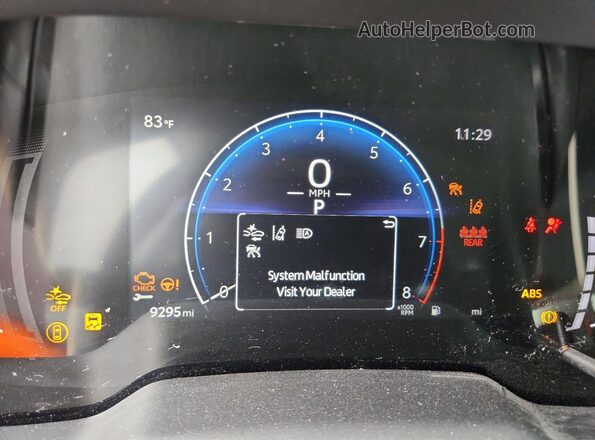5YFB4MDE2TP359743 2026 TOYOTA COROLLA Белый Вид щитка приборов