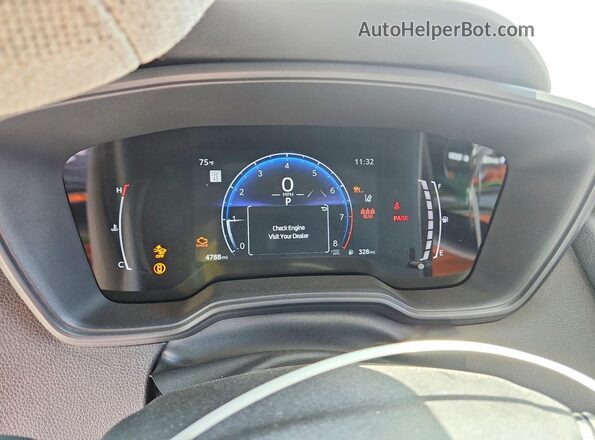 5YFB4MDE2TP389468 2026 TOYOTA COROLLA White Instrument cluster view
