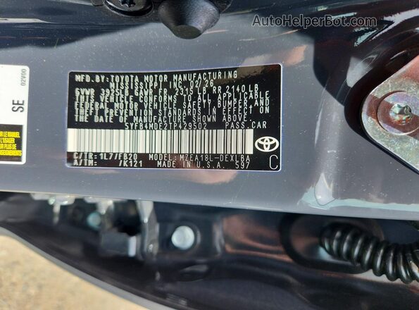5YFB4MDE2TP429502 2026 TOYOTA COROLLA Gray Vista del compartimento del motor