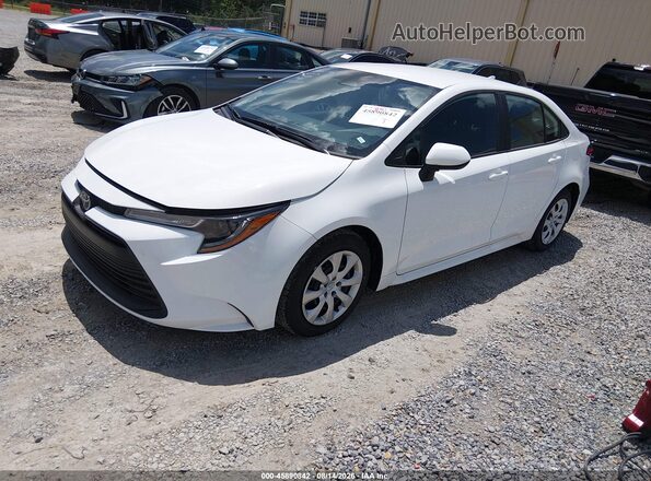 5YFB4MDE2TP461270 2026 TOYOTA COROLLA White Առջևի ձախ երեք քառորդ տեսարան