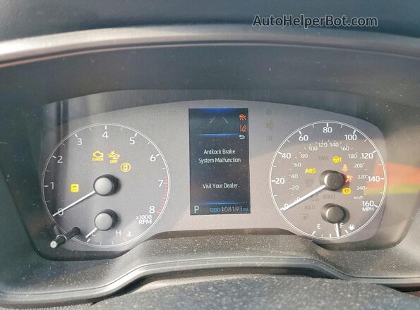 5YFB4MDE3PP044892 2023 TOYOTA COROLLA Silver Vista del cuadro de instrumentos