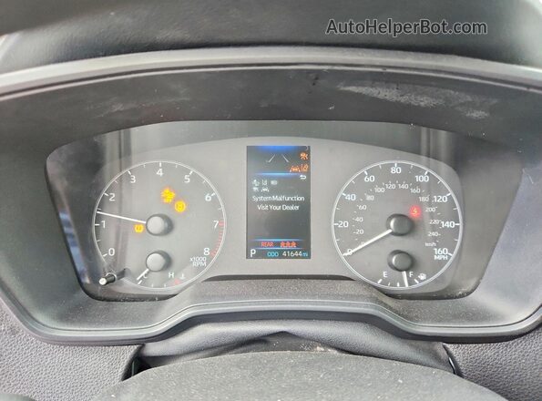 5YFB4MDE3RP185240 2024 TOYOTA COROLLA Silver Вид щитка приладів