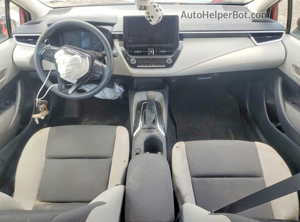 5YFB4MDE4SP249338 2025 TOYOTA COROLLA Red Dashboard view