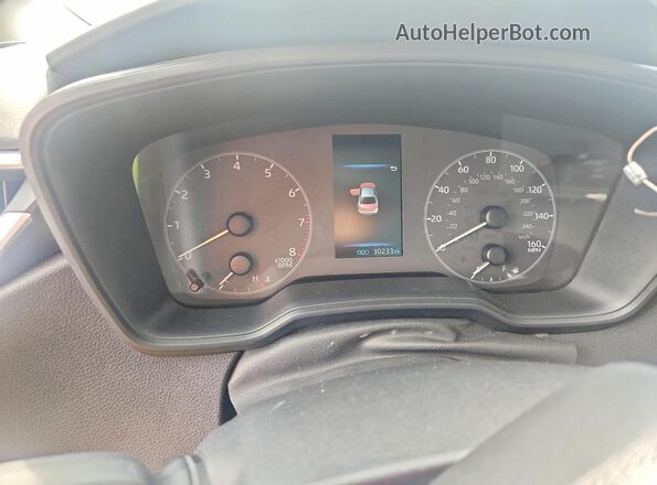 5YFB4MDE4SP276751 2025 TOYOTA COROLLA Gray Вид щитка приладів