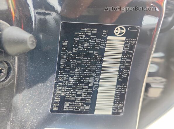 5YFB4MDE4TP416699 2026 TOYOTA COROLLA Gray VIN կոդի պիտակի տեսք