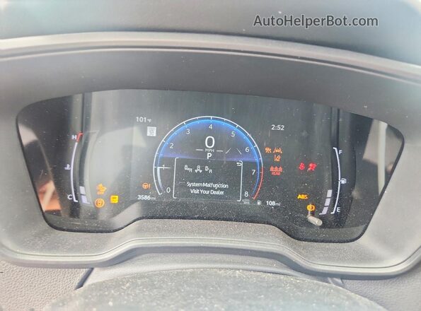 5YFB4MDE4TP416699 2026 TOYOTA COROLLA Gray Սարքավորումների վահանակի տեսք