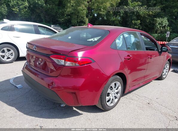 5YFB4MDE4TP425743 2026 TOYOTA COROLLA Красный Задняя правая четверть