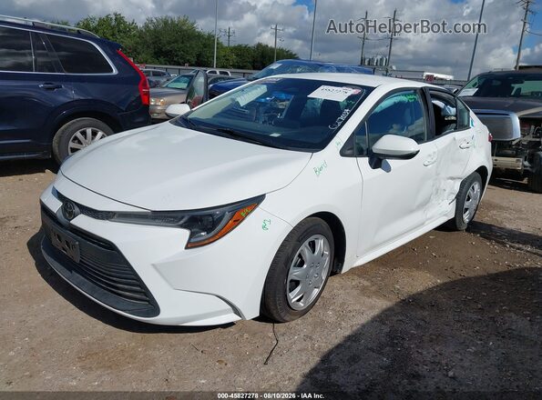 5YFB4MDE5PP015281 2023 TOYOTA COROLLA White Առջևի ձախ երեք քառորդ տեսարան