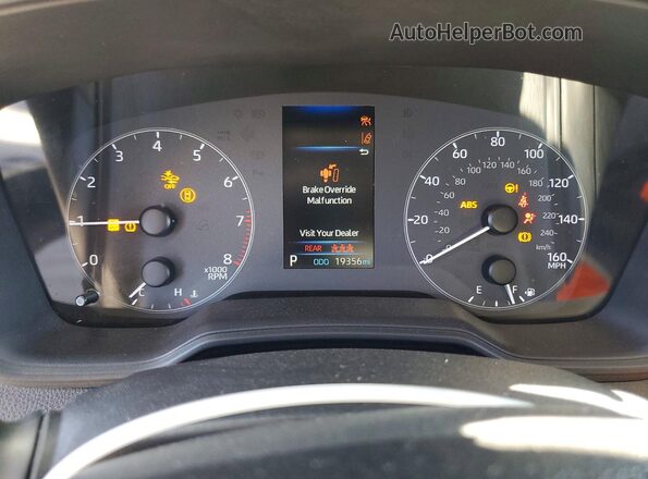 5YFB4MDE5SP229146 2025 TOYOTA COROLLA Gray Вид щитка приладів