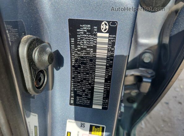 5YFB4MDE5SP235013 2025 TOYOTA COROLLA Blue Շարժիչի բաժամունքի տեսք