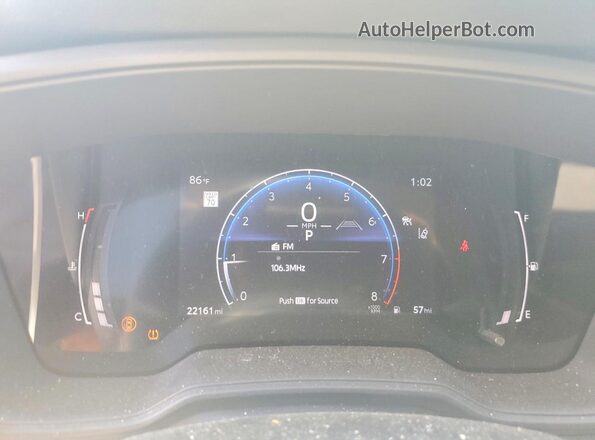 5YFB4MDE5TP393465 2026 TOYOTA COROLLA Black Instrument cluster view