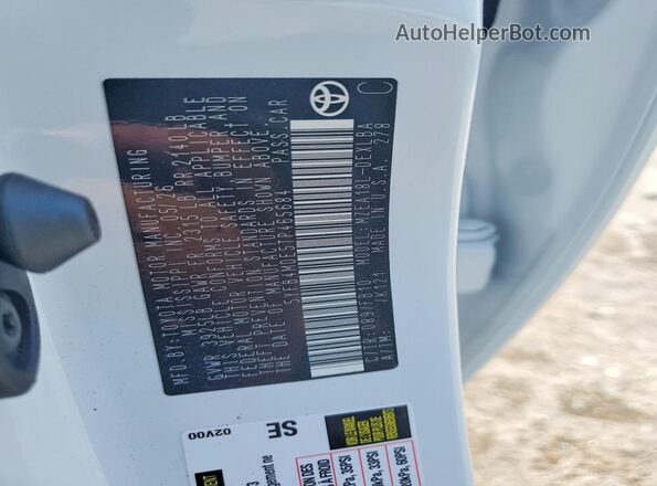 5YFB4MDE5TP465684 2026 TOYOTA COROLLA White Engine compartment view