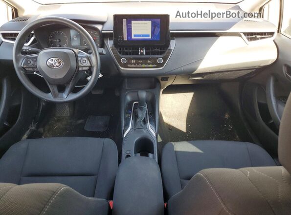 5YFB4MDE6PP027892 2023 TOYOTA COROLLA Silver Dashboard view