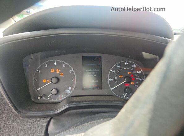 5YFB4MDE6SP272491 2025 TOYOTA COROLLA White Вид щитка приладів