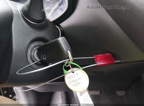 5YFB4MDE6SP307191 2025 TOYOTA COROLLA Black წინა პანელის ხედი