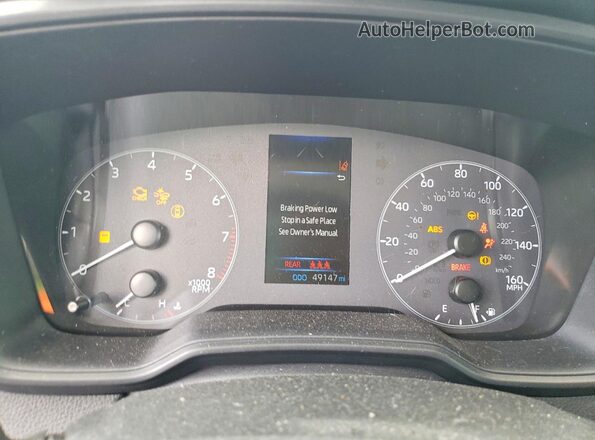 5YFB4MDE7RP092463 2024 TOYOTA COROLLA White Instrument cluster view