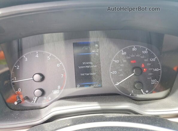 5YFB4MDE7RP095945 2024 TOYOTA COROLLA White ხელსაწყოთა პანელის ხედი