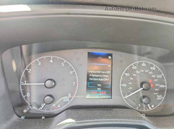 5YFB4MDE7RP192594 2024 TOYOTA COROLLA Blue Вид щитка приладів