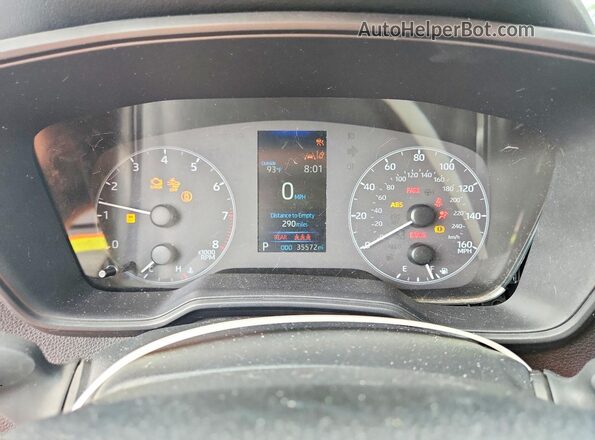 5YFB4MDE7SP294676 2025 TOYOTA COROLLA Black Սարքավորումների վահանակի տեսք