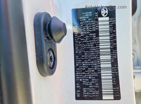 5YFB4MDE7SP297450 2025 TOYOTA COROLLA White Вид підкапотного простору