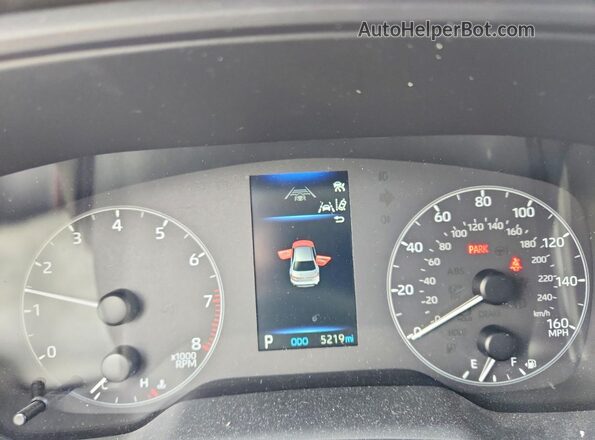 5YFB4MDE8SP308908 2025 TOYOTA COROLLA White Instrument cluster view