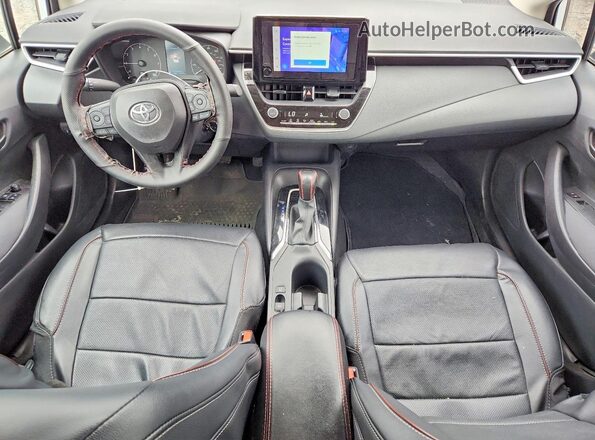 5YFB4MDE8SP308908 2025 TOYOTA COROLLA White Dashboard view