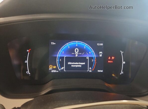 5YFB4MDE8TP427110 2026 TOYOTA COROLLA Gray Vista del cuadro de instrumentos