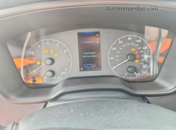 5YFB4MDE9SP267981 2025 TOYOTA COROLLA Charcoal Вид щитка приладів