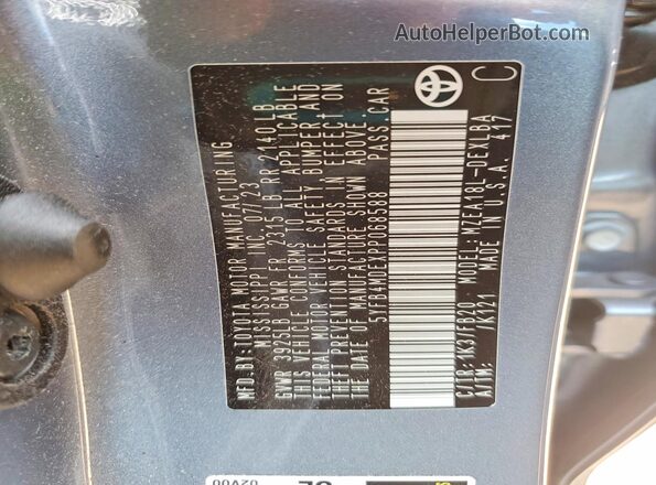 5YFB4MDEXPP068588 2023 TOYOTA COROLLA Blue Engine compartment view