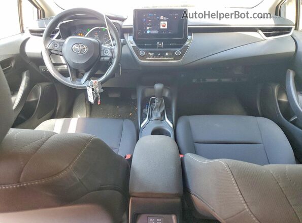 5YFB4MDEXPP068588 2023 TOYOTA COROLLA Blue Dashboard view