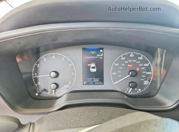 5YFB4MDEXRP163686 2024 TOYOTA COROLLA Silver Սարքավորումների վահանակի տեսք