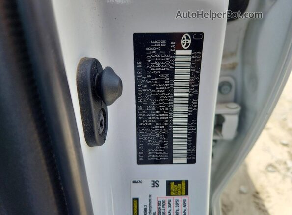 5YFB4MDEXRP166040 2024 TOYOTA COROLLA White Vista del compartimento del motor