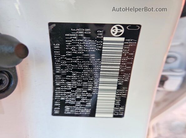 5YFB4MDEXRP186224 2024 TOYOTA COROLLA Белый Вид подкапотного пространства