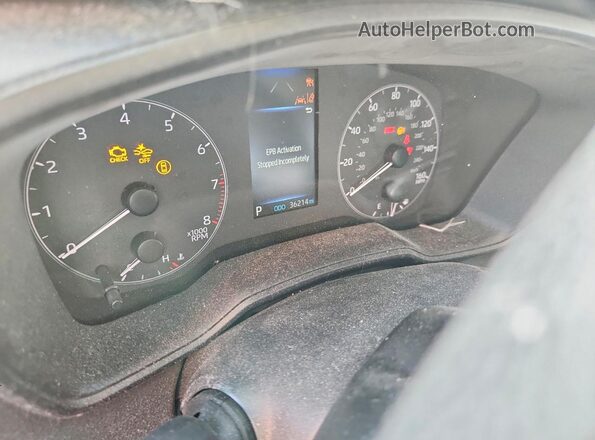 5YFB4MDEXRP192671 2024 TOYOTA COROLLA Gray Вид щитка приладів