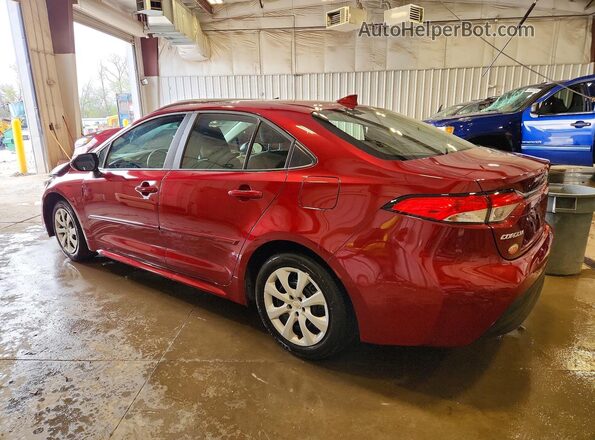 5YFB4MDEXSP228820 2025 TOYOTA COROLLA Burgundy Trasero izquierdo