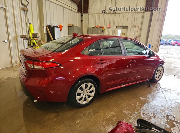 5YFB4MDEXSP228820 2025 TOYOTA COROLLA Burgundy Trasero derecho