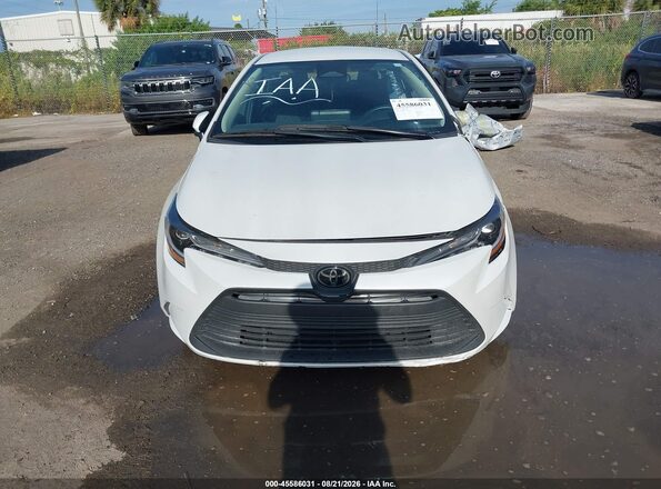 5YFB4MDEXSP235928 2025 TOYOTA COROLLA White Dashboard view