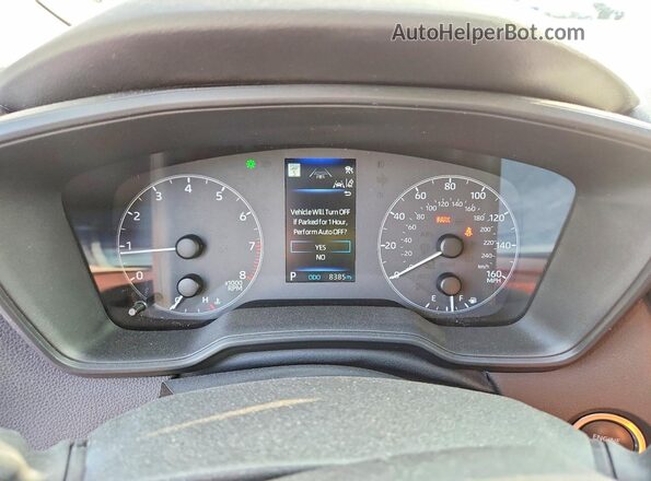 5YFB4MDEXSP260893 2025 TOYOTA COROLLA White Вид щитка приладів