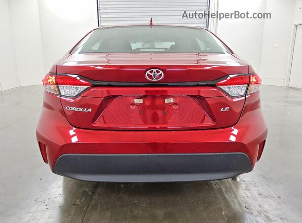 5YFB4MDEXSP301779 2025 TOYOTA COROLLA Red Հետևի տեսք