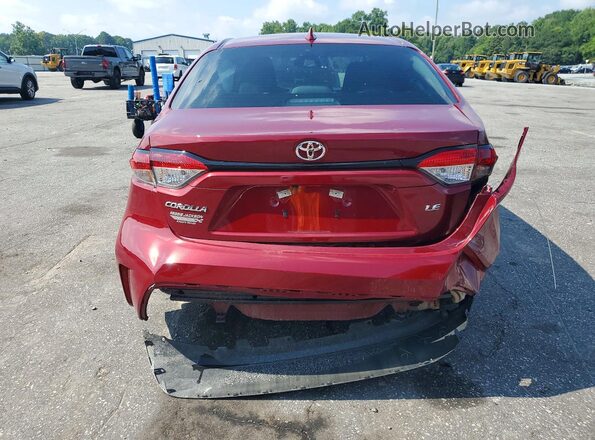 5YFB4MDEXSP308327 2025 TOYOTA COROLLA Красный Вид сзади