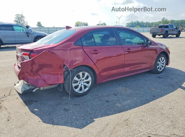 5YFB4MDEXSP308327 2025 TOYOTA COROLLA Красный Задняя правая четверть