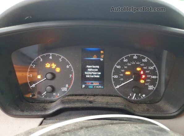 5YFB4MDEXSP327363 2025 TOYOTA COROLLA Blue Вид щитка приладів