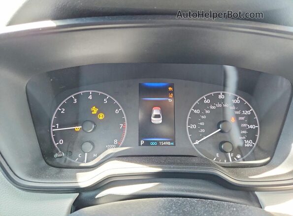 5YFB4MDEXSP331798 2025 TOYOTA COROLLA Gray Вид щитка приладів
