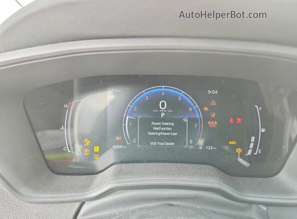 5YFB4MDEXTP386477 2026 TOYOTA COROLLA White Вид щитка приладів