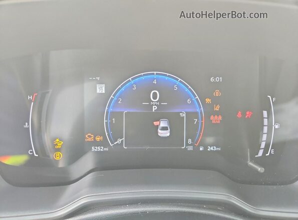 5YFB4MDEXTP403066 2026 TOYOTA COROLLA Black Widok zestawu wskaźników